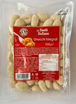 Celozrnné gnocchi 500 g La Bontá Italiana
